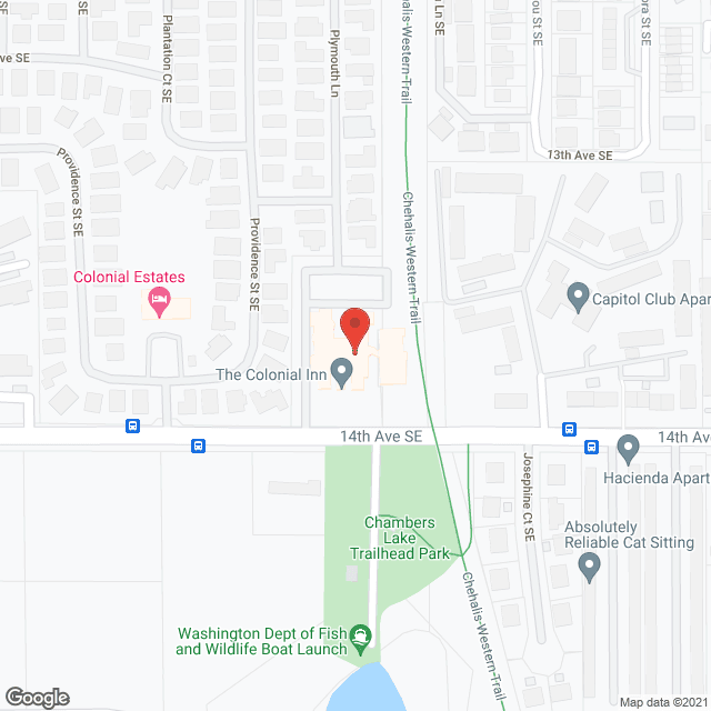 The Colonial Inn in google map