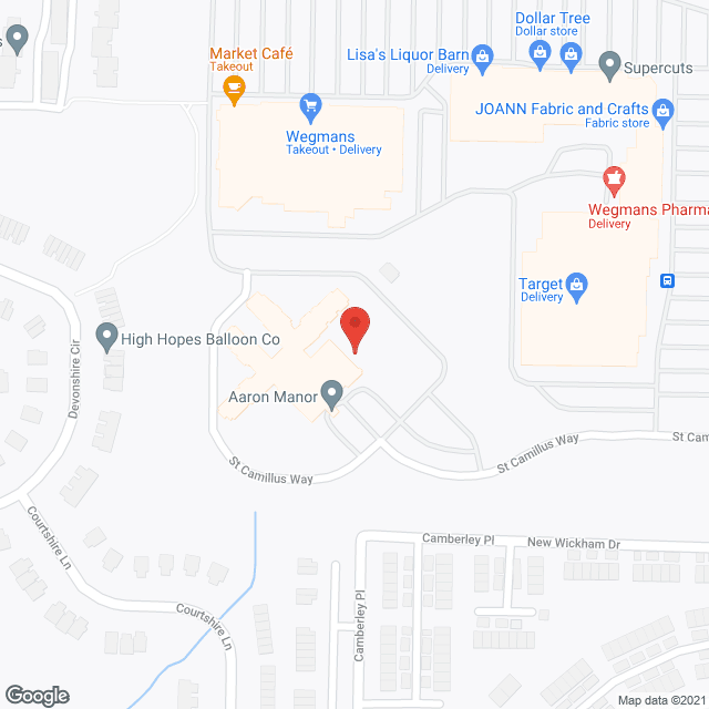 Aaron Manor in google map