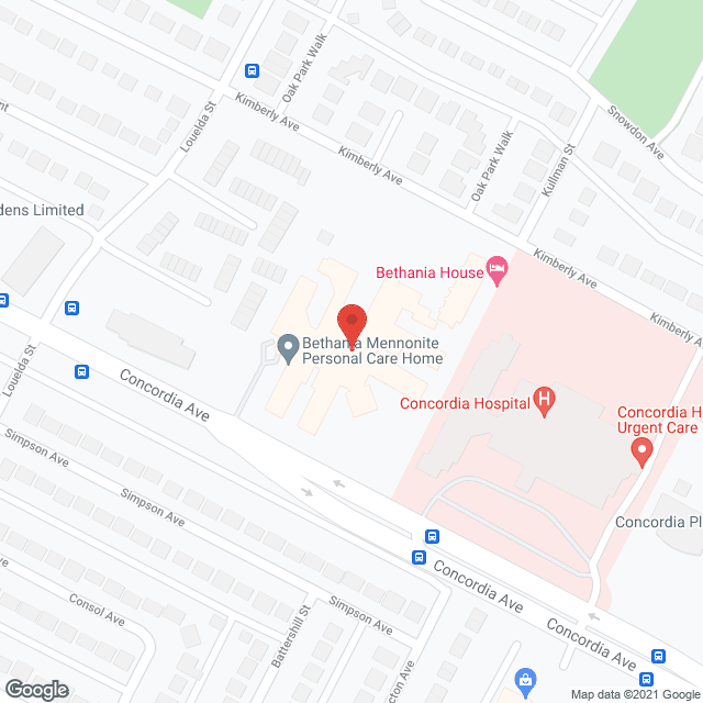 Bethania Mennonite Personal Care Home in google map