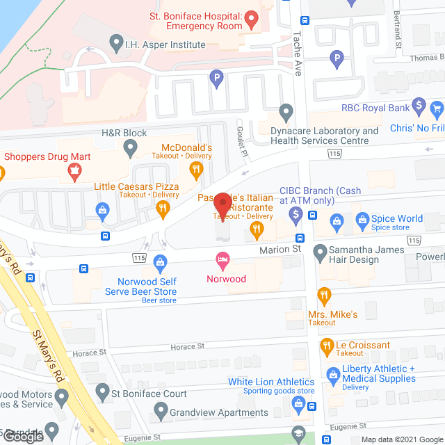 101 Marion Street (public) in google map
