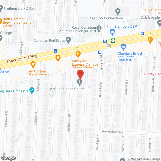 McClure Place Inc in google map