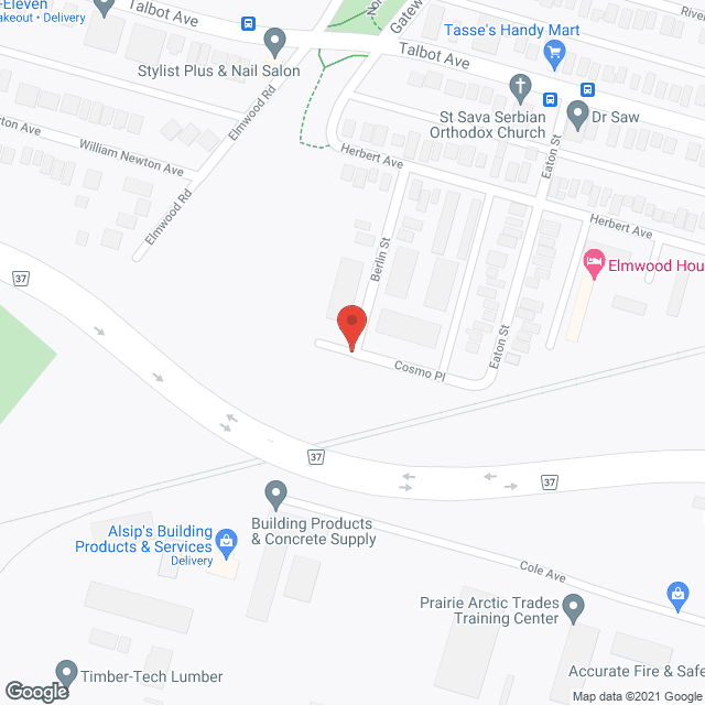 Cosmopolitan Club Homes in google map