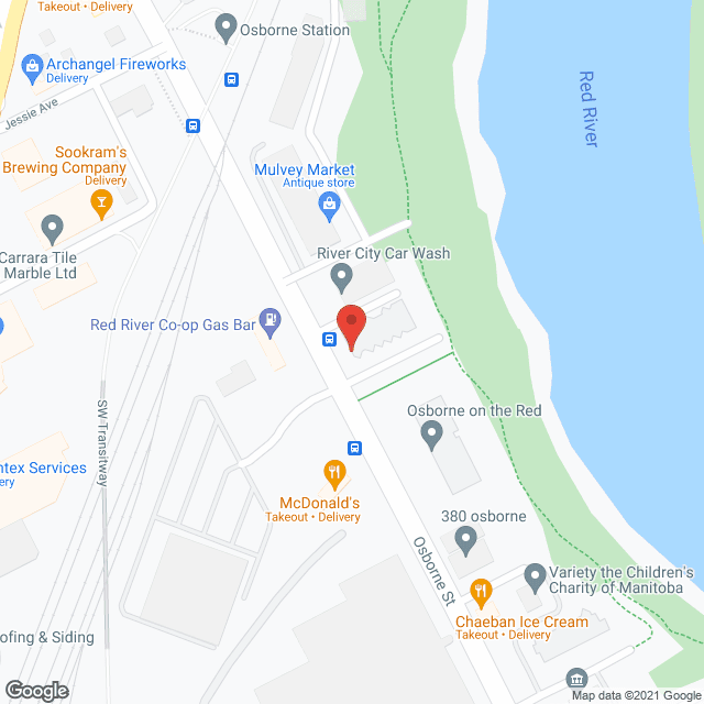 South Osborne Place in google map