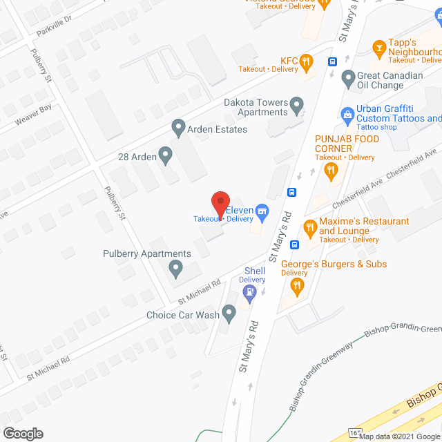 Golden Arms in google map