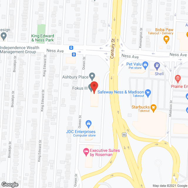 Ashbury Place in google map