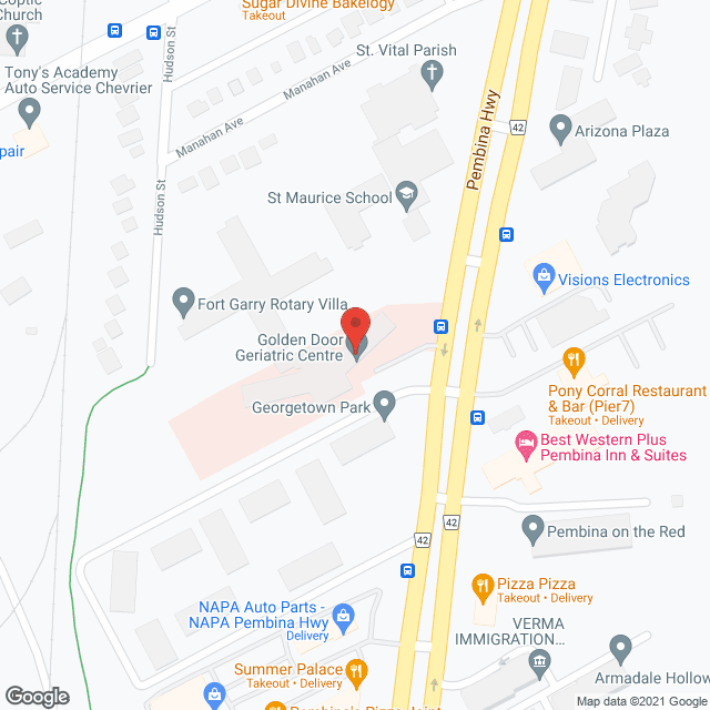 Golden Door Geriatric Centre (LTC) in google map