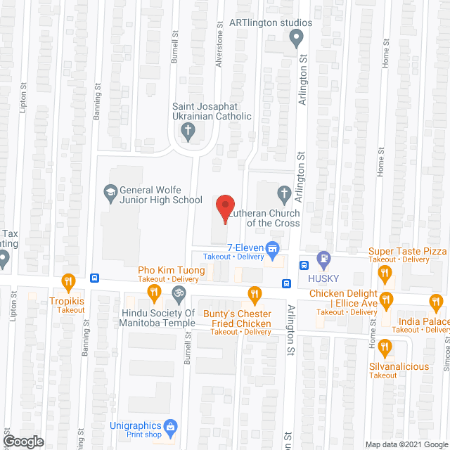 Arms of the Cross Housing Inc. in google map