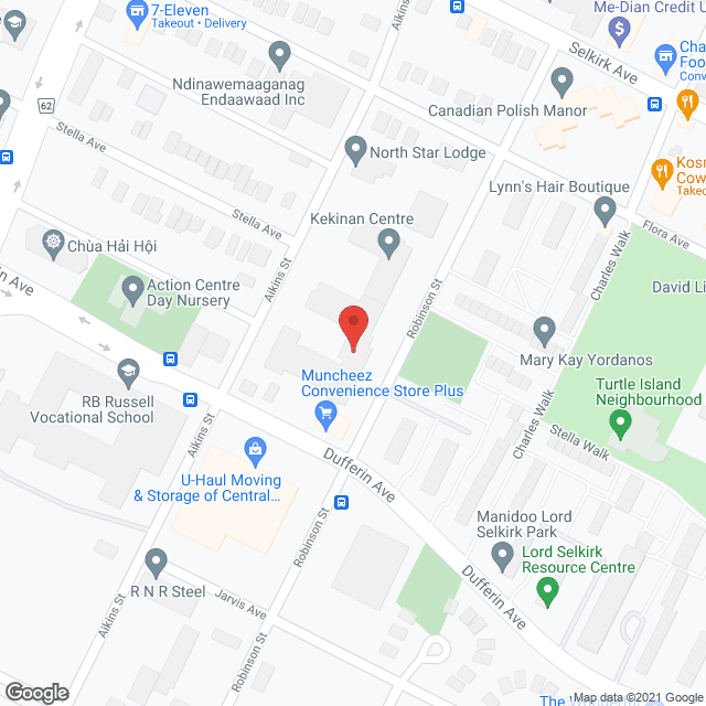 Kekinan Centre Inc (public) in google map