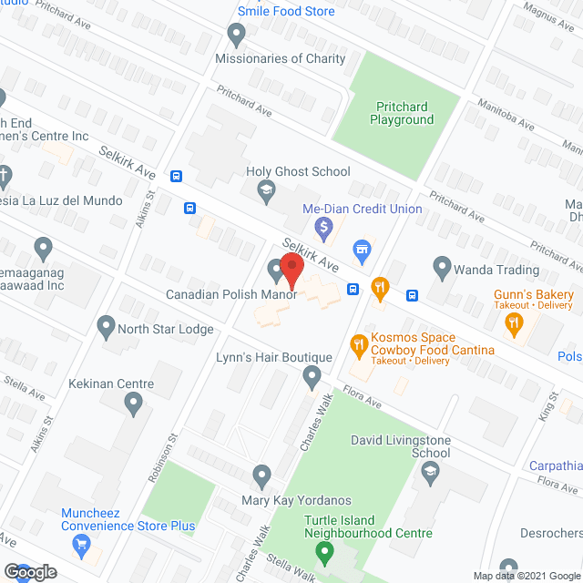 Canadian Polish Manor (public) in google map
