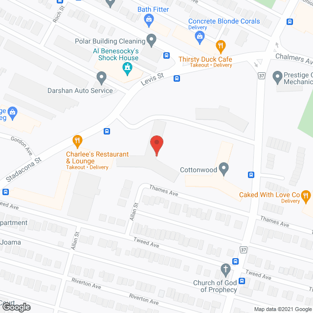 Parkwood Square in google map