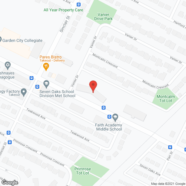 Garden Towers in google map