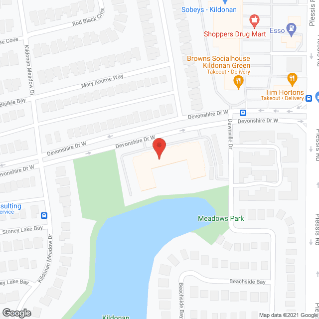 Park City Meadows in google map