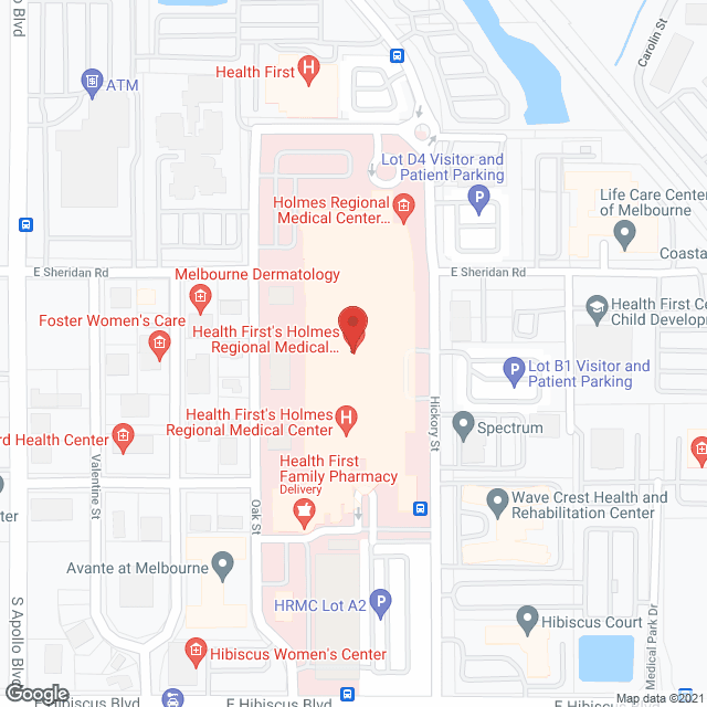 Health First - Holmes Regional Medical Center in google map