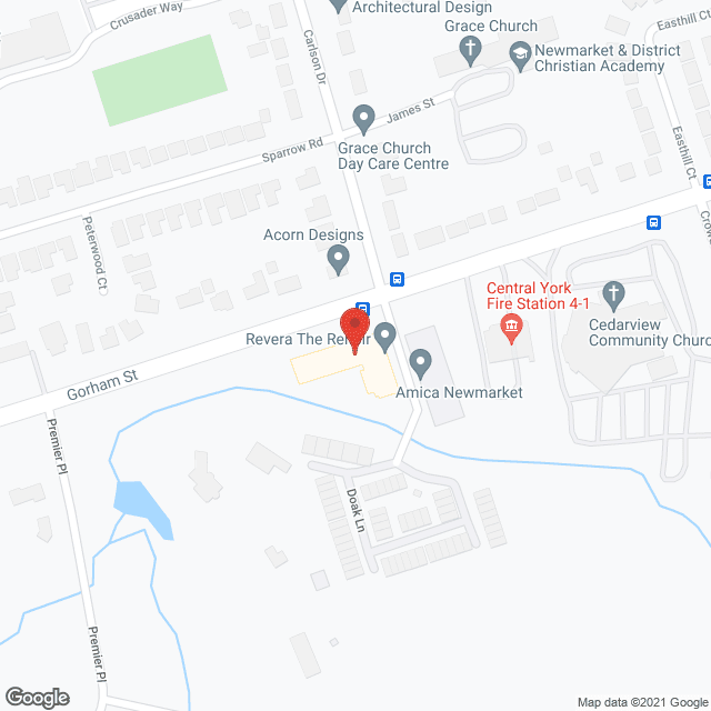The Renoir in google map