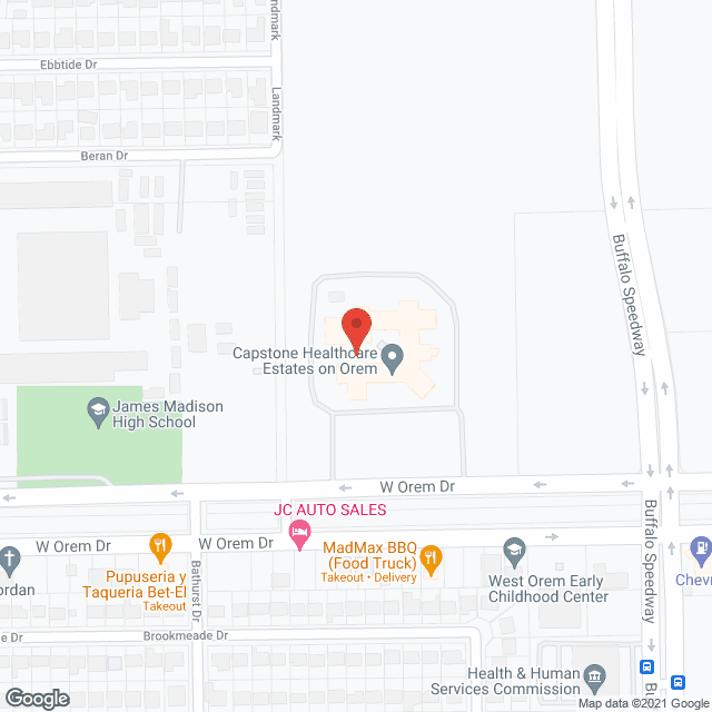 Capstone Nursing Home in google map