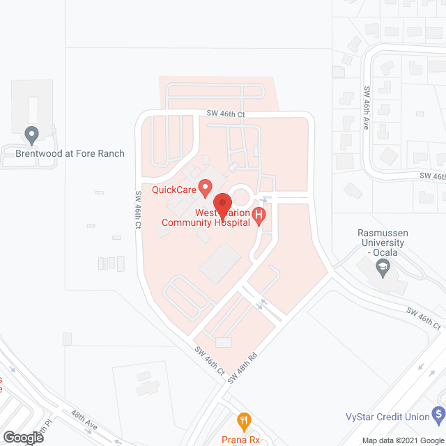 West Marion Community Hospital in google map