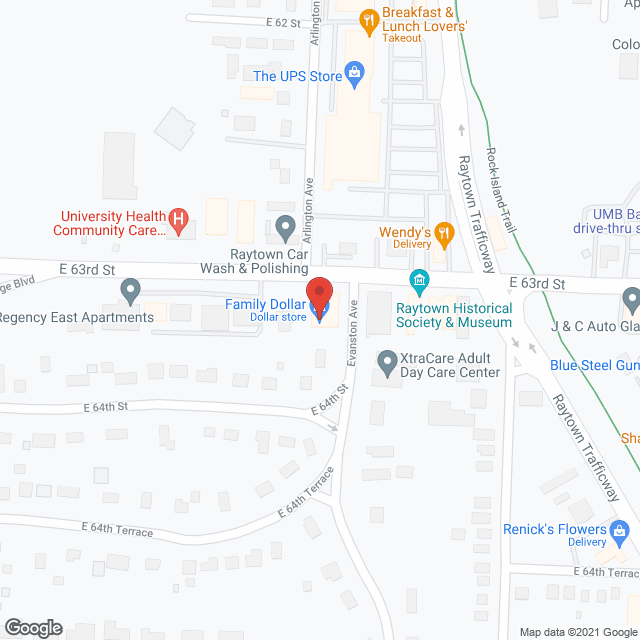 XtraCare Adult Day Care in google map