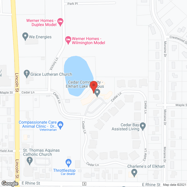 Cedar Landing at Elkhart Lake in google map