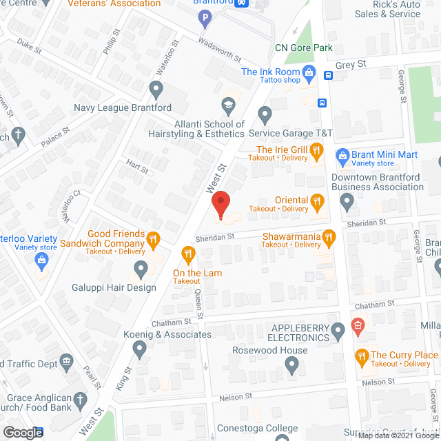 Sheridan Lodge in google map