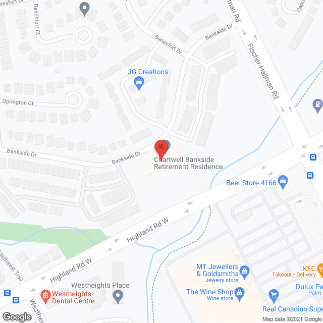 Chartwell Bankside Terrace Retirement Residence in google map