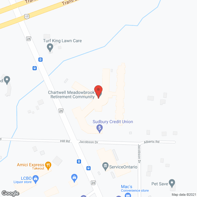 Chartwell Meadowbrook Retirement Community in google map
