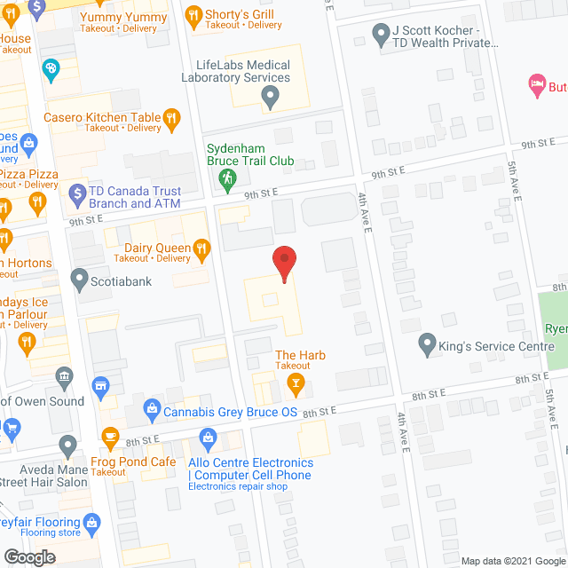 Central Place Retirement Community in google map