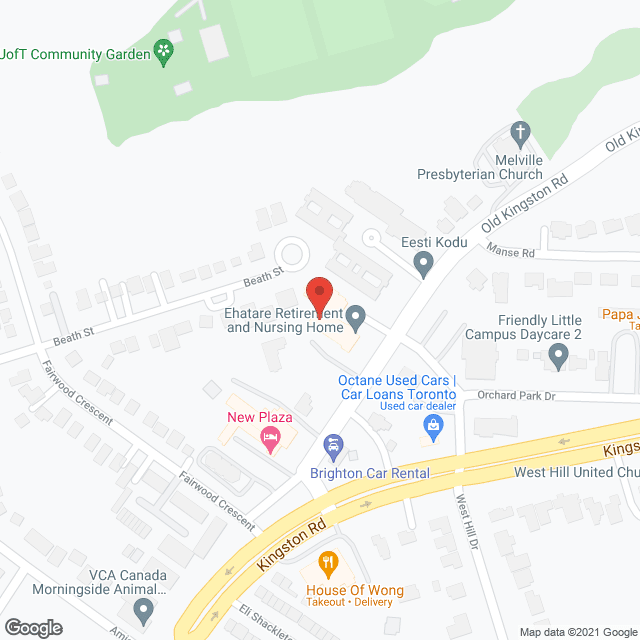 Ehatare Retirement Home DECLINED PARTNERSHIP in google map