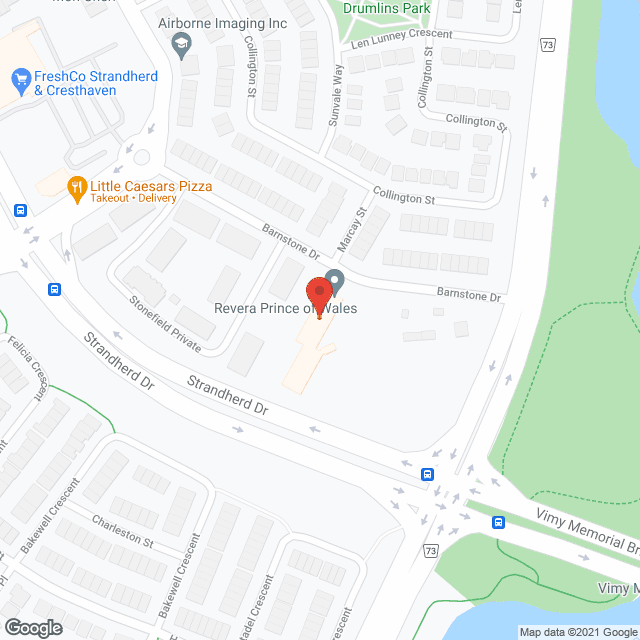 Prince of Wales Retirement Community in google map