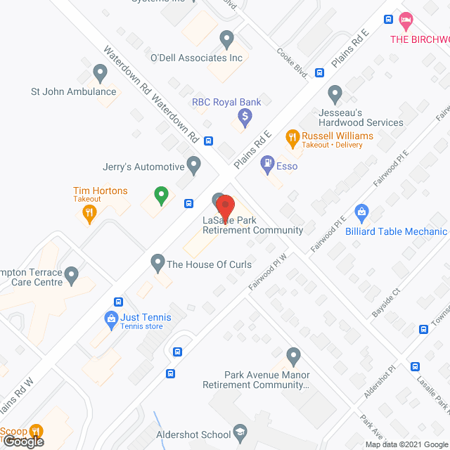 LaSalle Park Retirement Community in google map