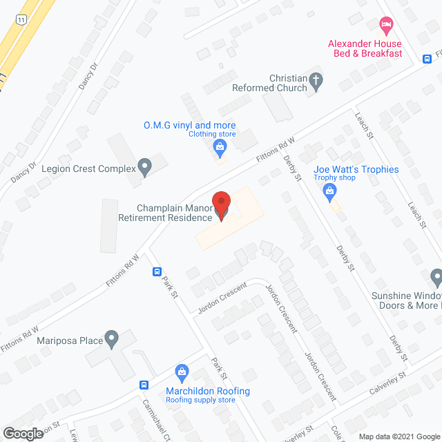 Champlain Manor Retirement Residence in google map