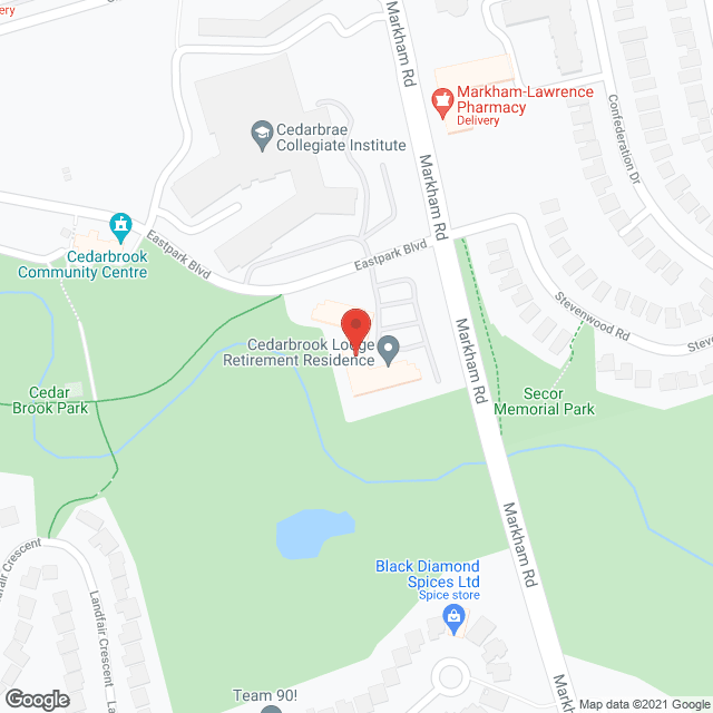 Cedarbrook Lodge Retirement Residence in google map
