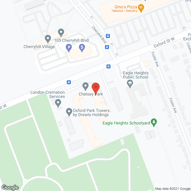 Chelsey Park Retirement Community in google map