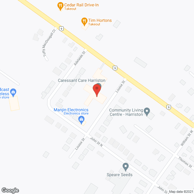 Caressant Care - Harriston in google map