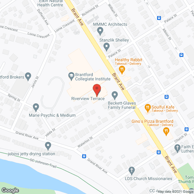 RiverView Terrace Retirement Residence in google map