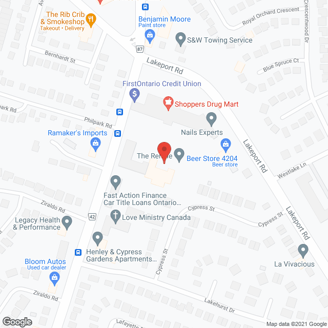 The Royal Henley Retirement Community in google map