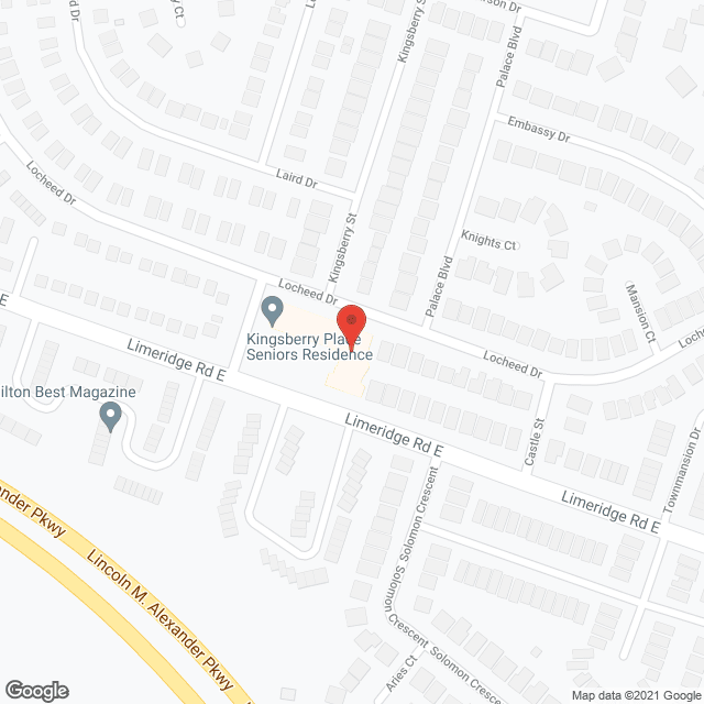 Kingsberry Place Seniors Residence in google map