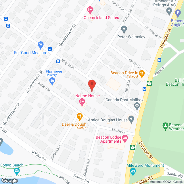 Douglas Care Manor in google map
