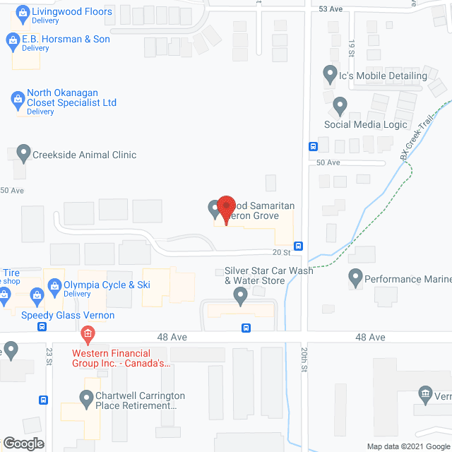 Heron Grove (100%) in google map