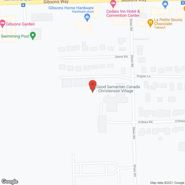 Christenson Village - 100% public in google map