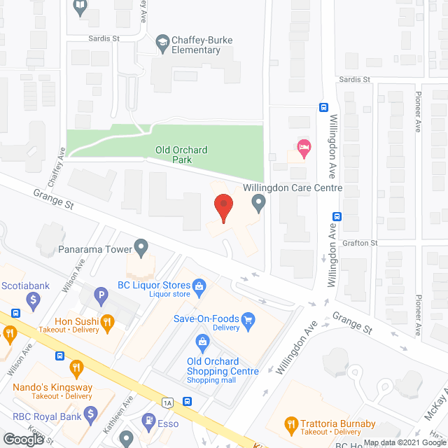 Willingdon Park (public) in google map