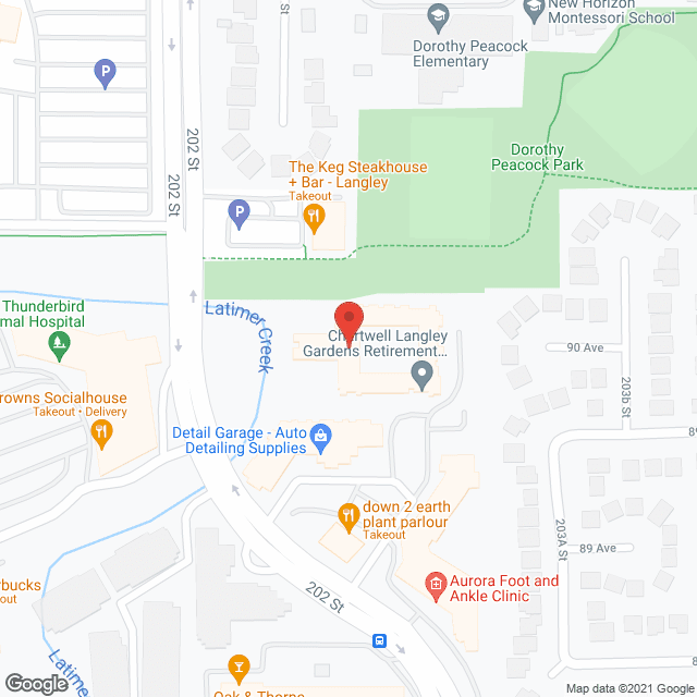 Langley Gardens in google map