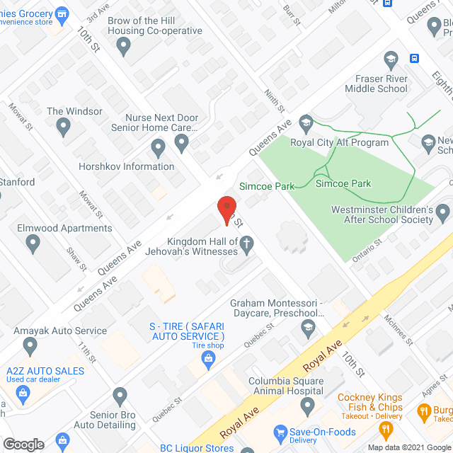 Queens Avenue Co-Op in google map