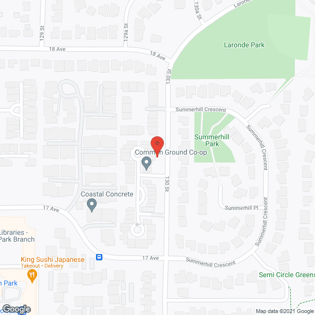 Common Ground Housing Co-Op in google map