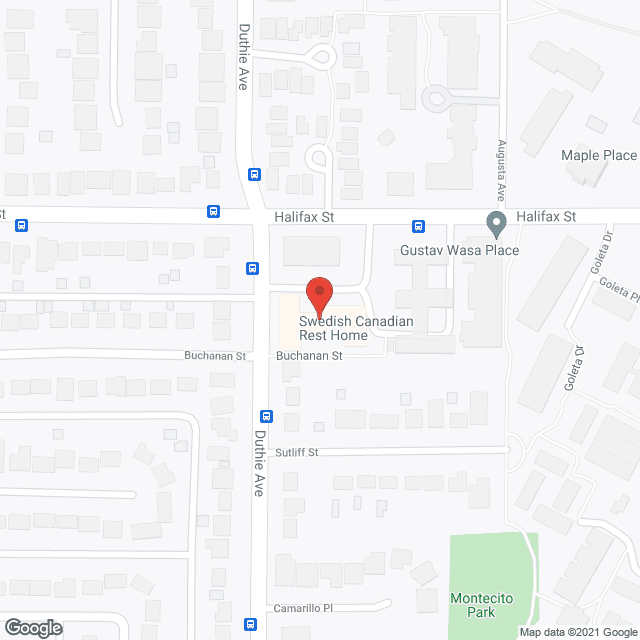 Swedish Assisted Living Residence in google map
