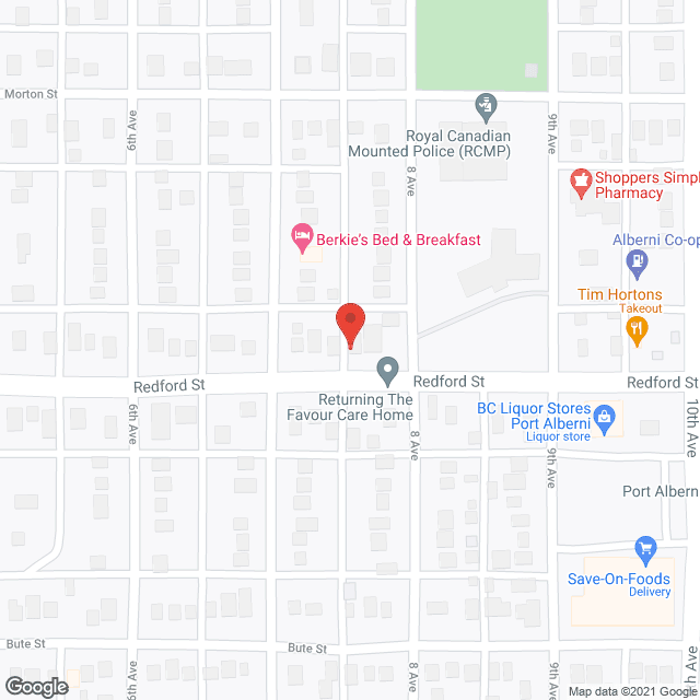 Returning The Favour Care Home Ltd - NO LONGER IN BUSINESS in google map
