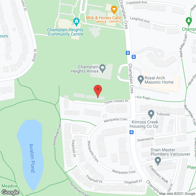 Cedar Mill Housing Co-Op in google map