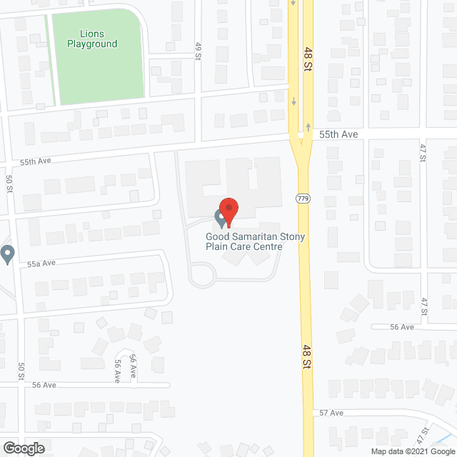 Stony Plain Care Centre (public) in google map