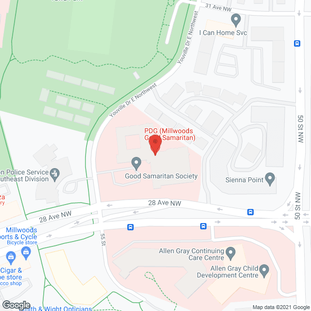 Mill Woods Centre (public) in google map