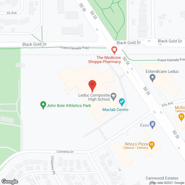 Extendicare Leduc (LTC) in google map
