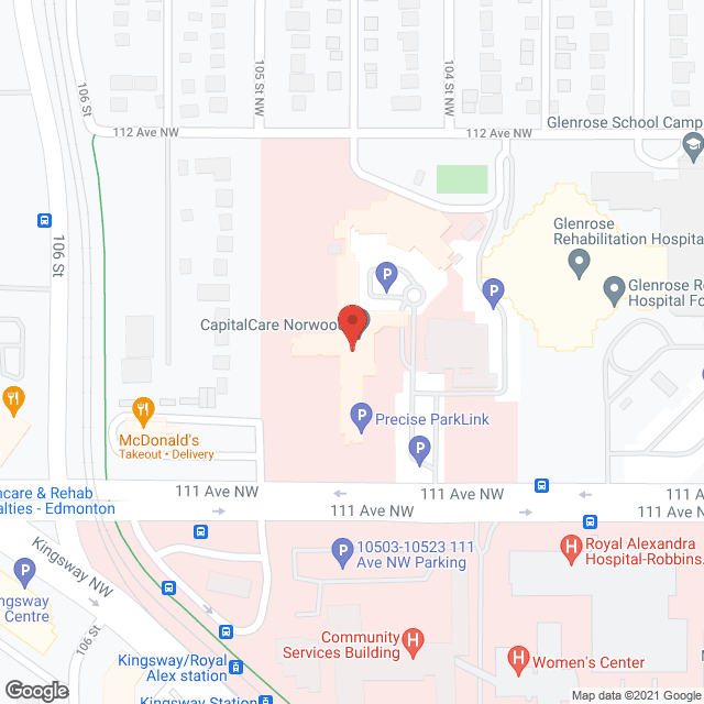 Capital Care Norwood (public) in google map